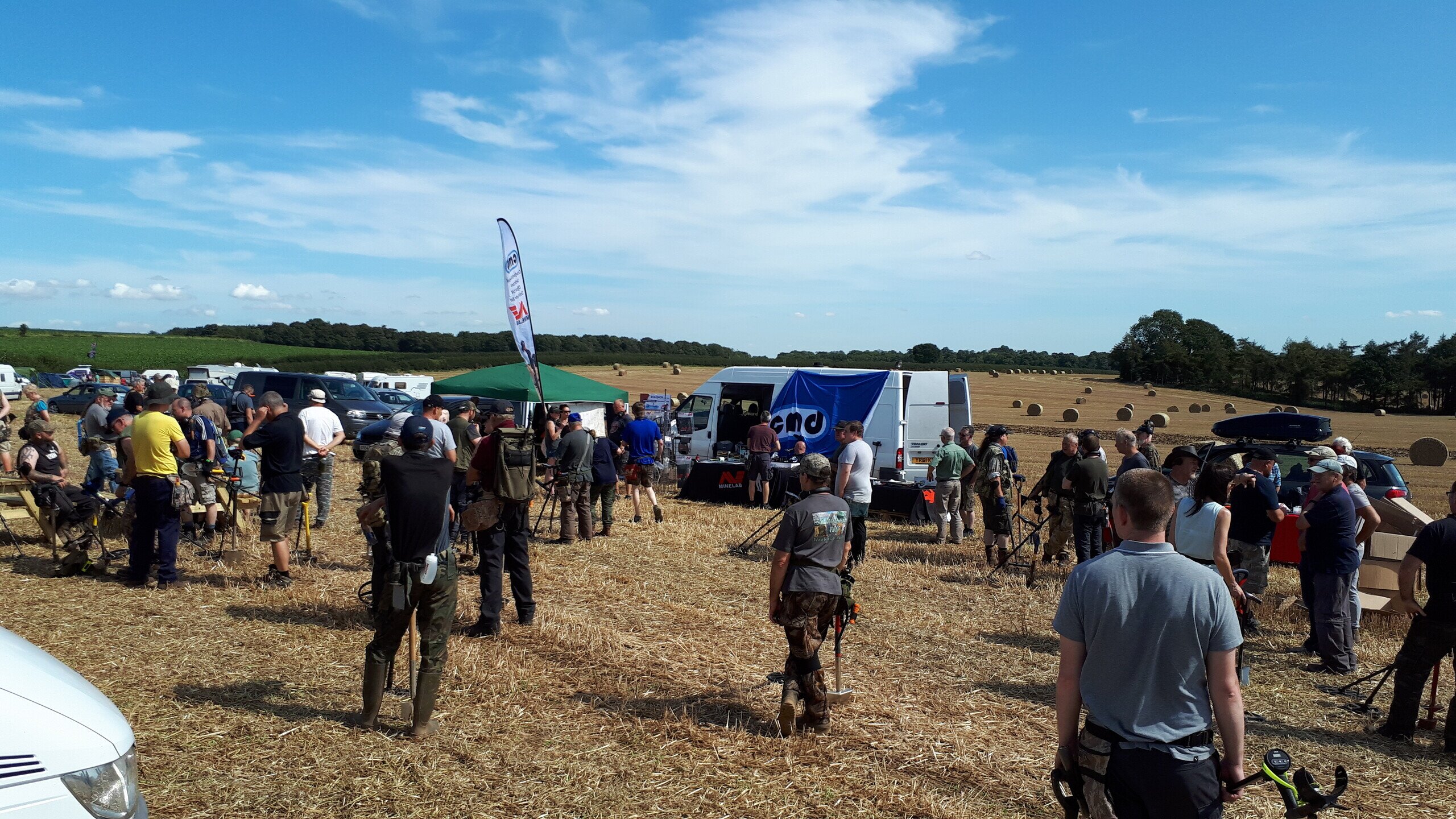 a metal detecting rally in the uk
