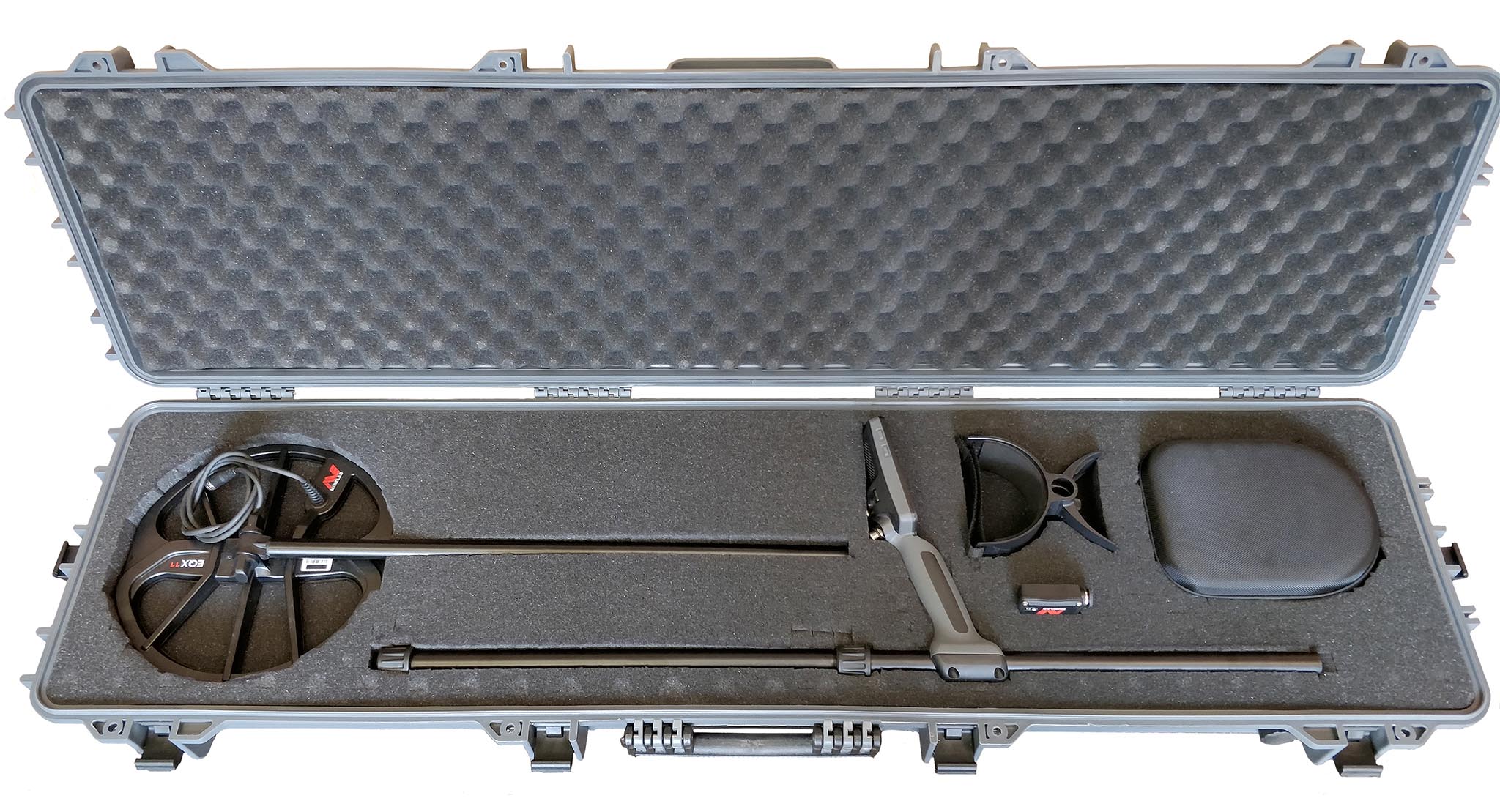 metal detector hardcase storage