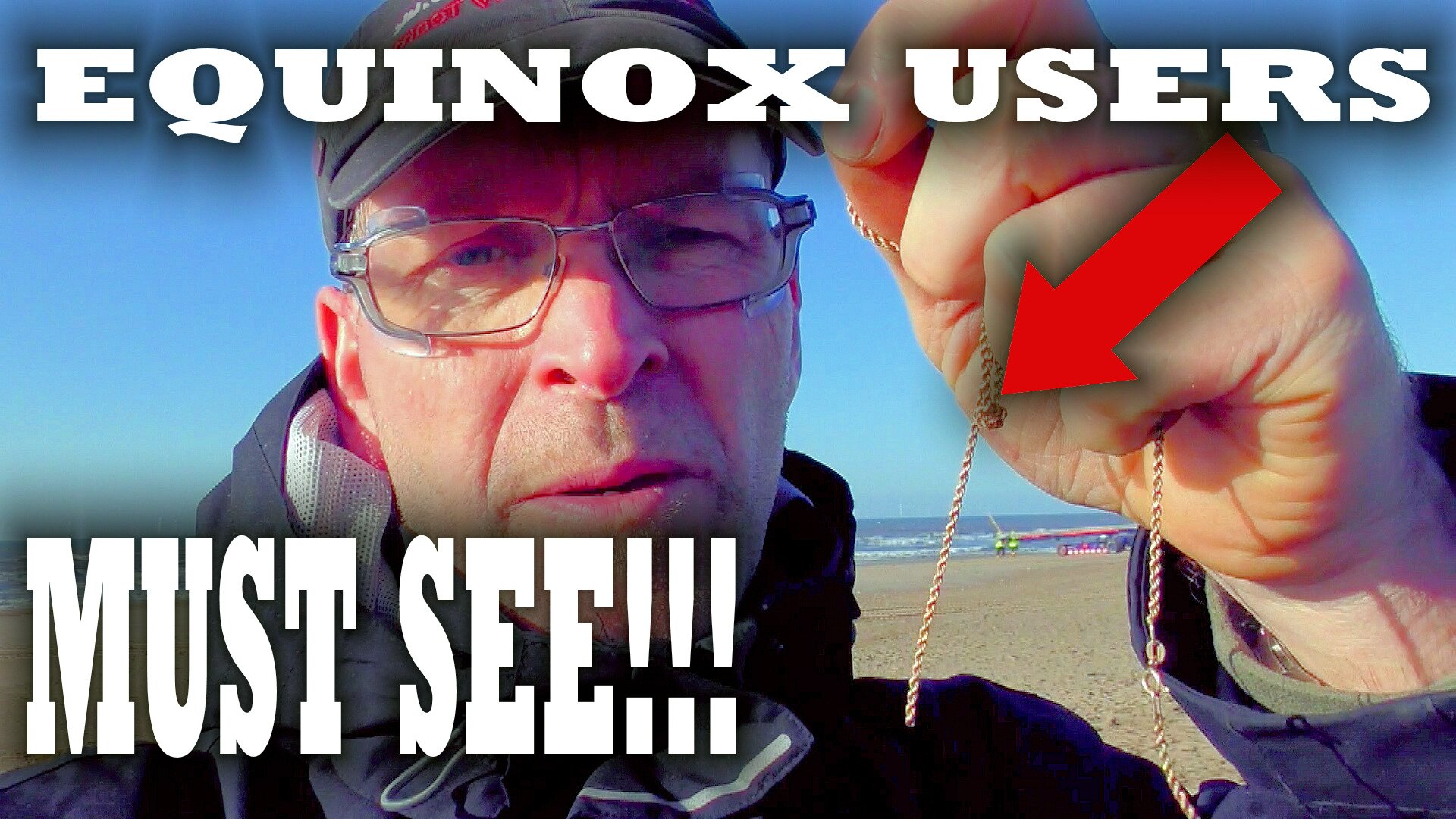 find a small gold chain with a minelab equinox find a small gold chain with a minelab equinox