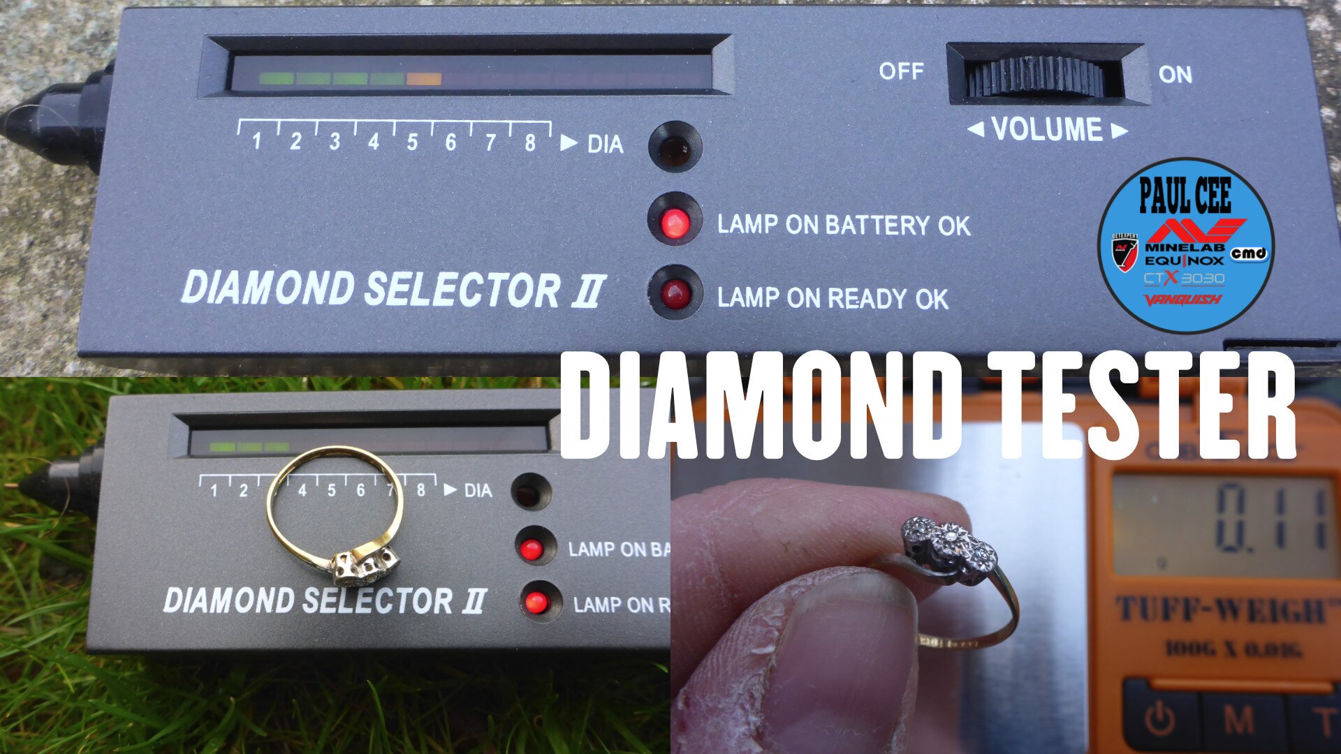 diamond tester for metal detecting diamond tester for metal detecting