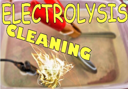 coin cleaning with electrolysis coin cleaning with electrolysis
