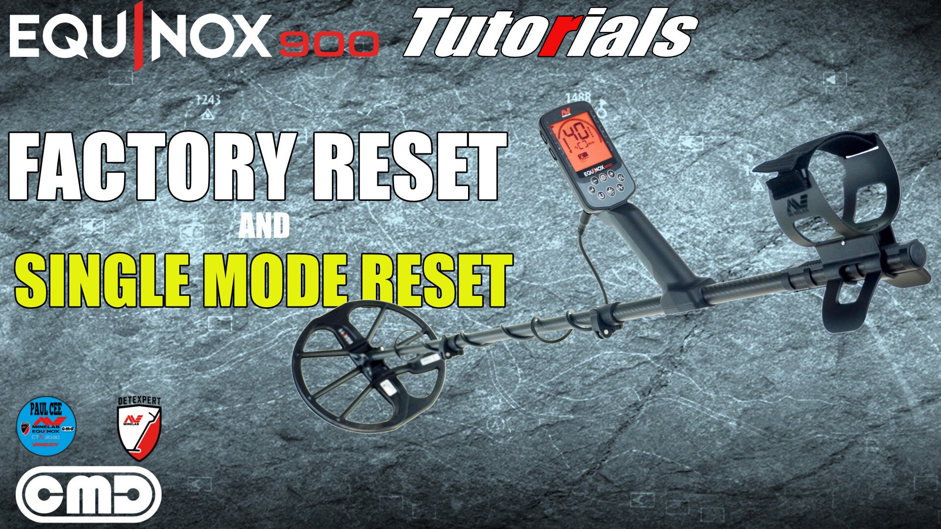 minelab equinox factory reset or soft reset how to reset a minelab equinox