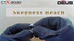 Skegness beach detecting Skegness beach detecting