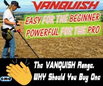 the Minelab Vanquish is the best metal detector for beginners