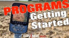 how to use a minelab equinox 900