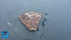 metal detecting find is a cut quarter hammered coin