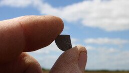 hammered cut coin