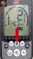 minelab Equinox 800 beach settings nox function button