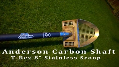 anderson carbon shaft long handle sandscoop shaft