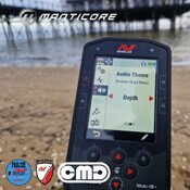 minelab manticore audio theme depth setting