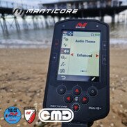 setting for enhanced audio on a minelab manticore