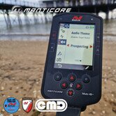 using the prospecting theme on a minelab manticore