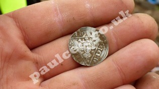 silver coin from hamblendon hoard uk
