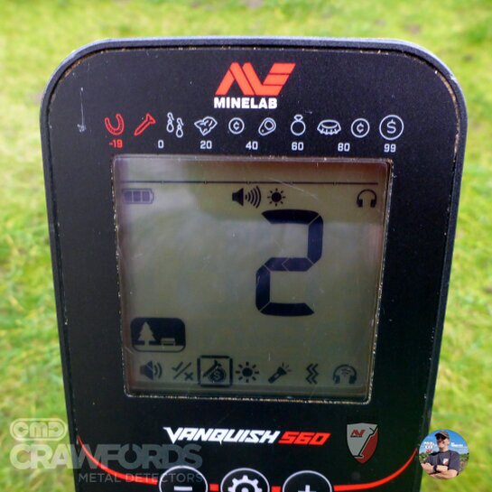 Minelab Vanquish 560 Iron Bias Minelab Vanquish 560 Iron Bias, where to find it and how to change it