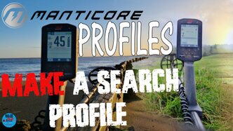Minelab Manticore Custom Search Profiles