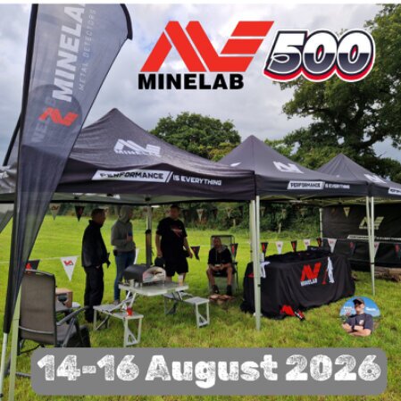 Minelab 500 metal detecting rally in 2026, what metal detecting weekends are on in 2026