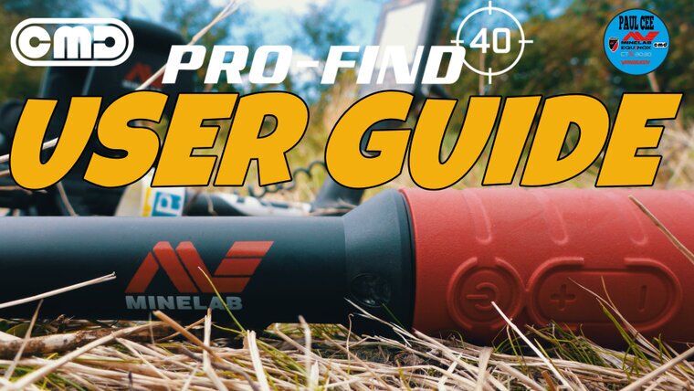 how to use, set up and fault finding on a minelab 40 pro find