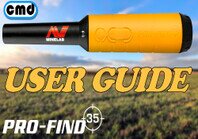 Minelab Pro find user guide how to use all the features on a minelab Go find probe