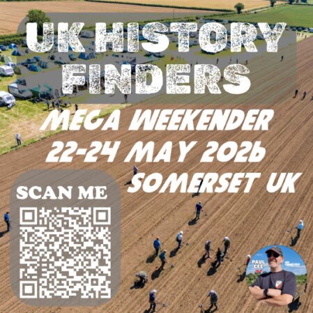 a metal detecting weekend in may 2026, its going to be a good detecting rally