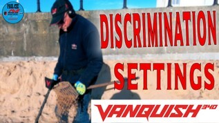 Discrimination on minelab Vanquish 340 metal detector