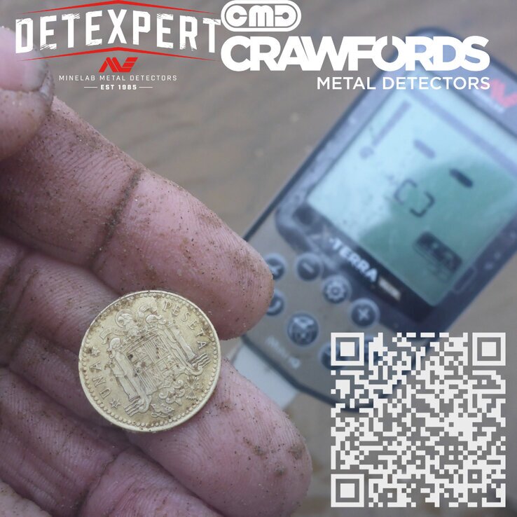 Minelab X-Terra Elite metal detector featuring Multi-IQ simultaneous multi-frequency technology.