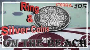 minelab x terra beach metal detecing