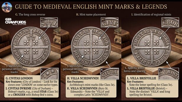 hammered coin mint marks how to identify mint marks on a hammered coin