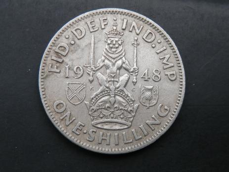 1948 one shilling detecting for old coins